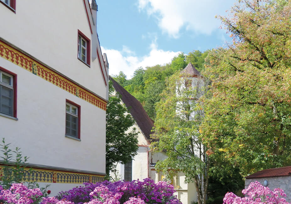 Seitenansicht Urspringgebäude Seitenansicht Urspringgebäude