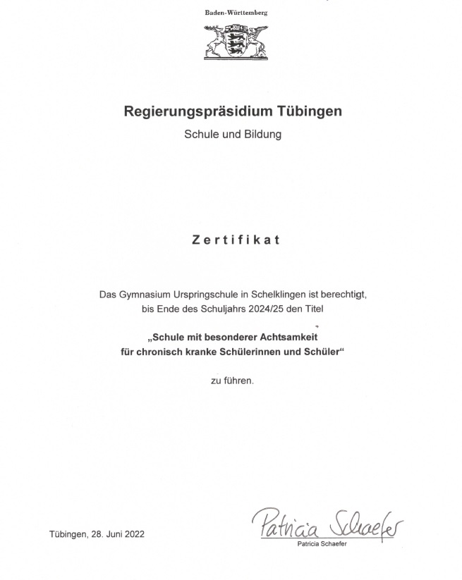 Zertifikat Urspringschule Zertifikat Urspringschule